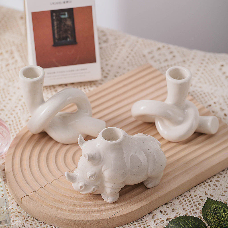 Bougeoir Céramique Minimaliste – MaisonZen eprolo