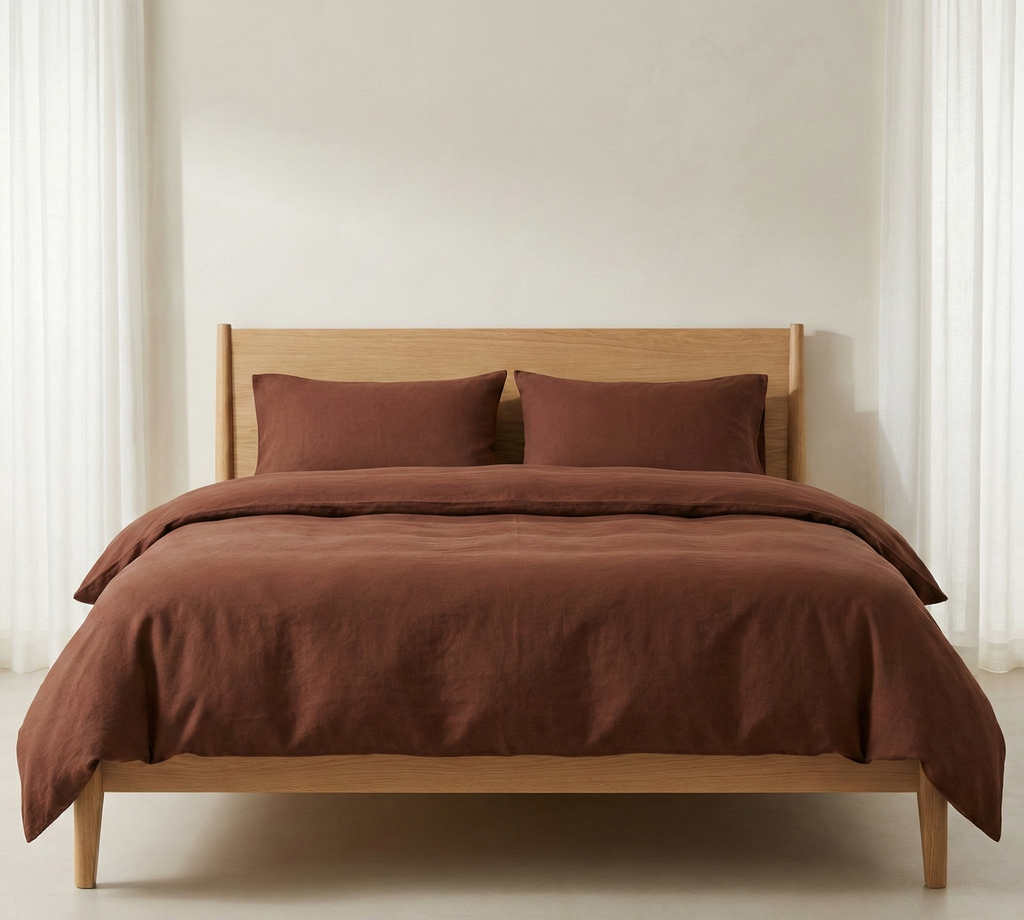 Linen Cotton Duvet Cover Sets The Tangerine Store