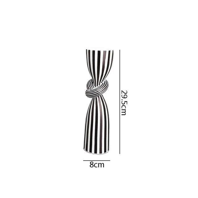 Bougeoir Résine Rayures Noir & Blanc – MaisonZen eprolo