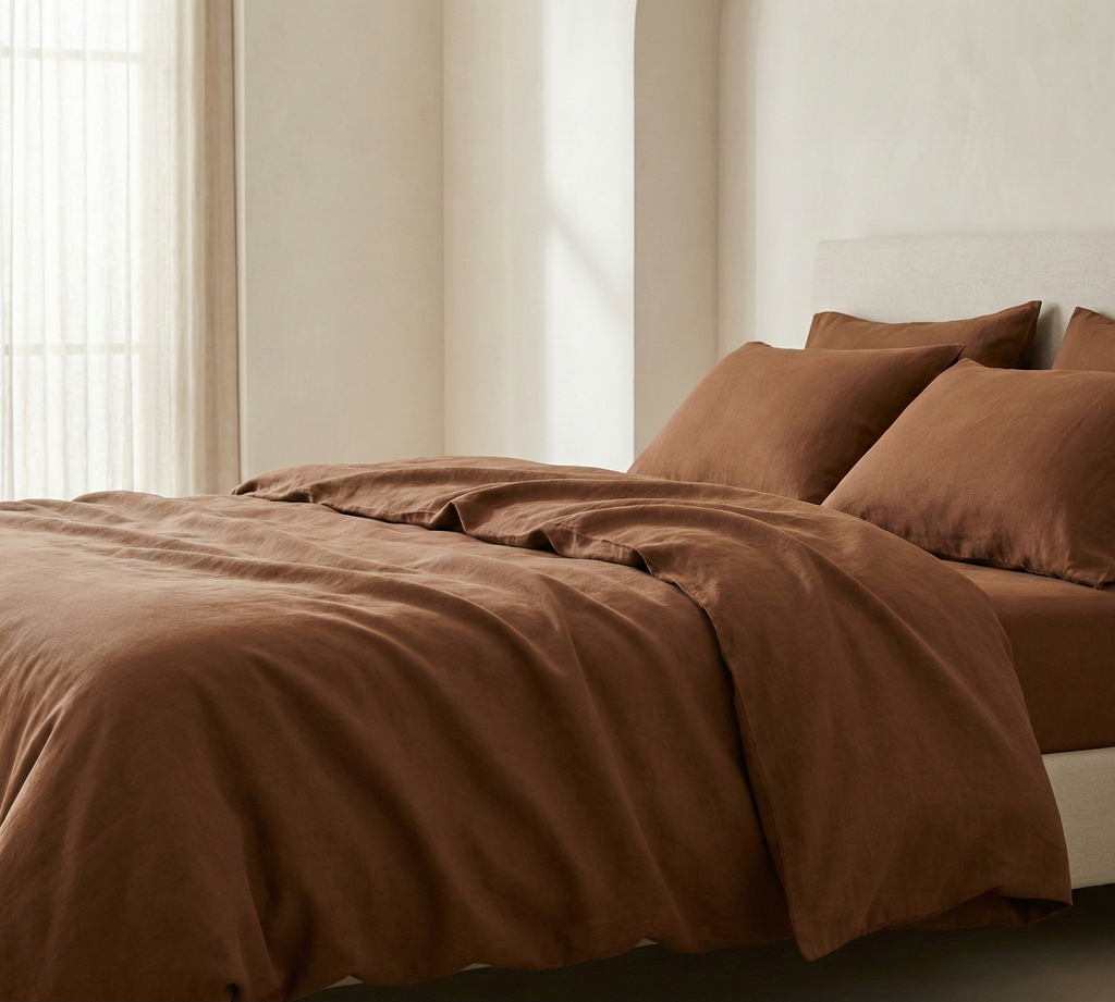 Linen Cotton Duvet Cover Sets The Tangerine Store