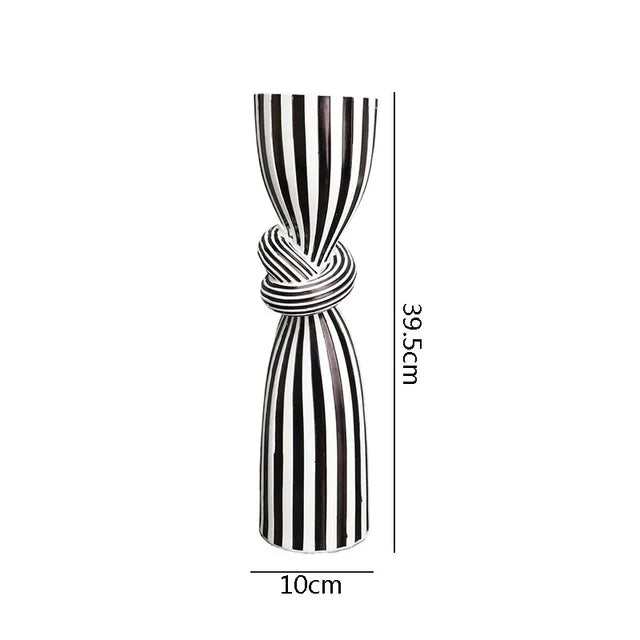 Bougeoir Résine Rayures Noir & Blanc – MaisonZen eprolo