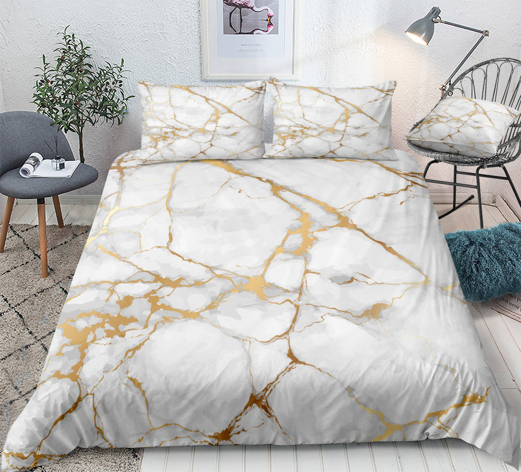 Parure de Lit Marbre Minimaliste – MaisonZen eprolo