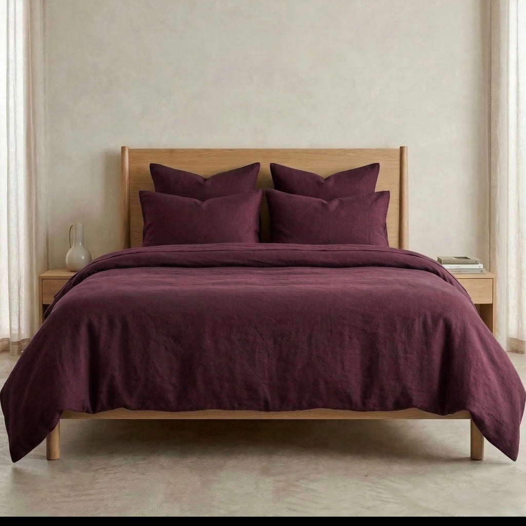 Linen Cotton Duvet Cover Sets The Tangerine Store