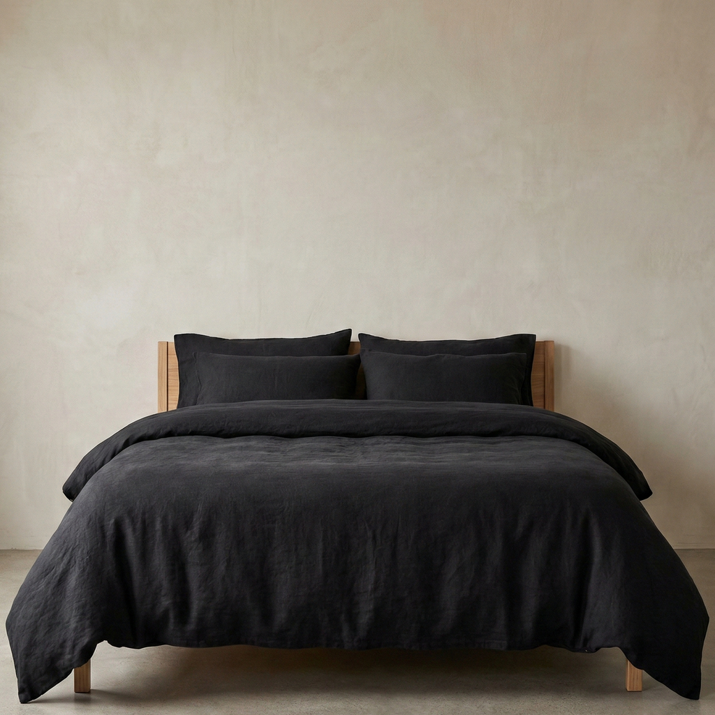 Linen Cotton Duvet Cover Sets The Tangerine Store