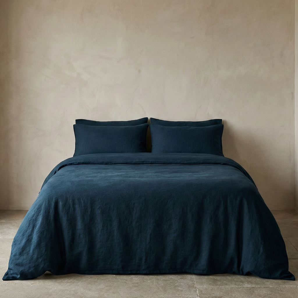 Linen Cotton Duvet Cover Sets The Tangerine Store
