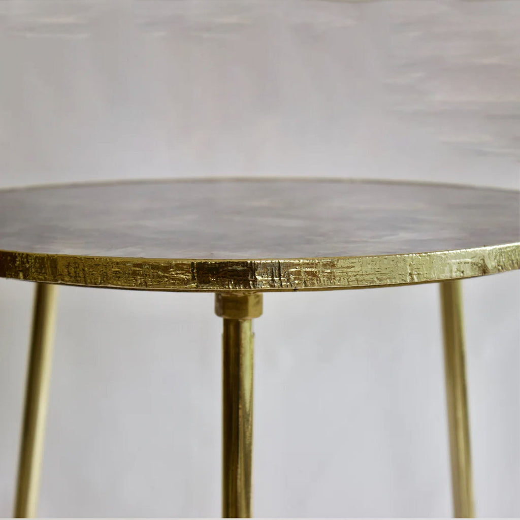 Amethyst Round Coffee/Side Table The Tangerine Store