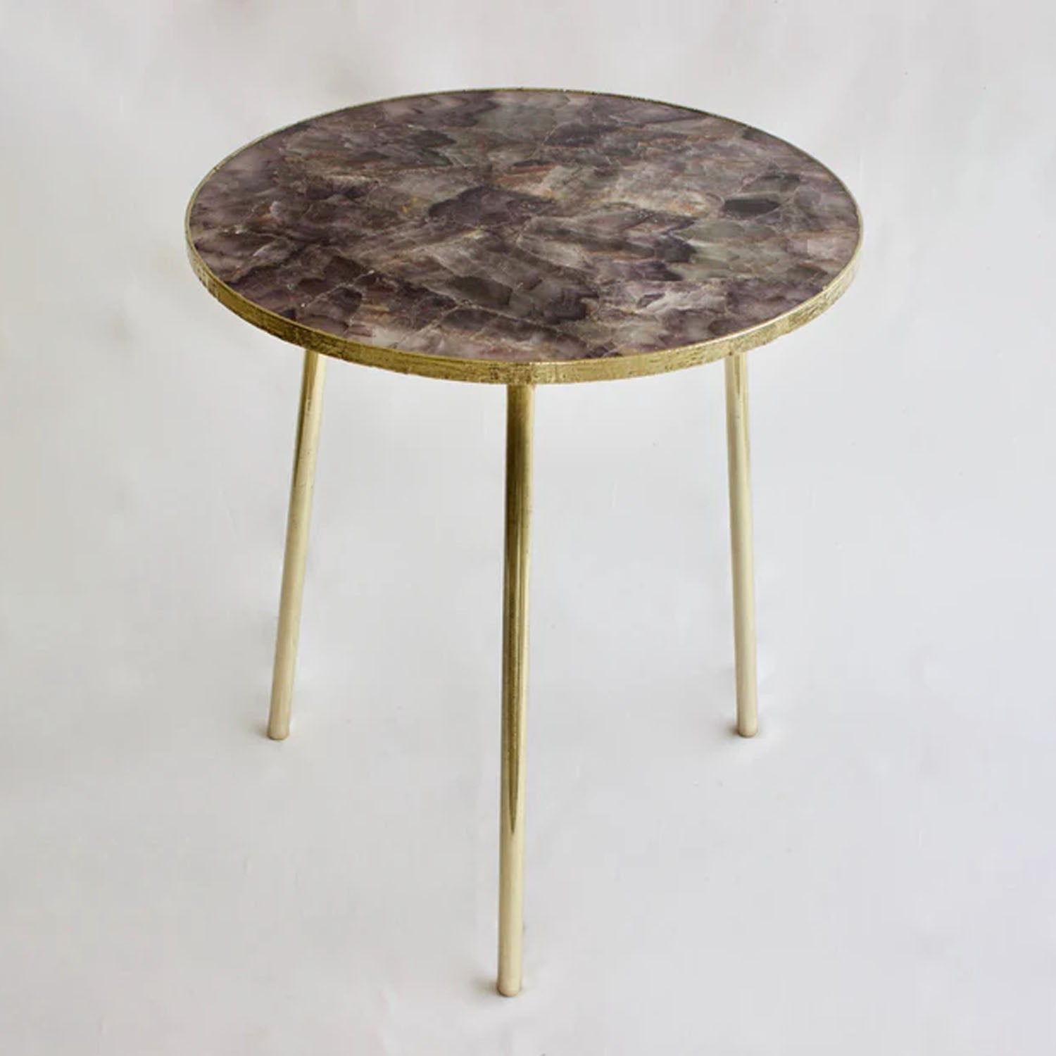 Amethyst Round Coffee/Side Table The Tangerine Store