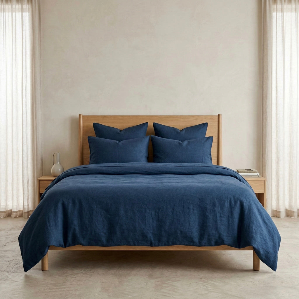 Linen Cotton Duvet Cover Sets The Tangerine Store