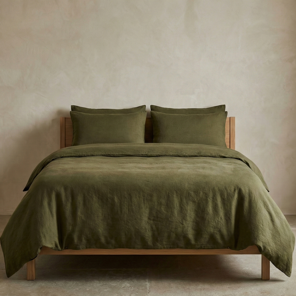 Linen Cotton Duvet Cover Sets The Tangerine Store