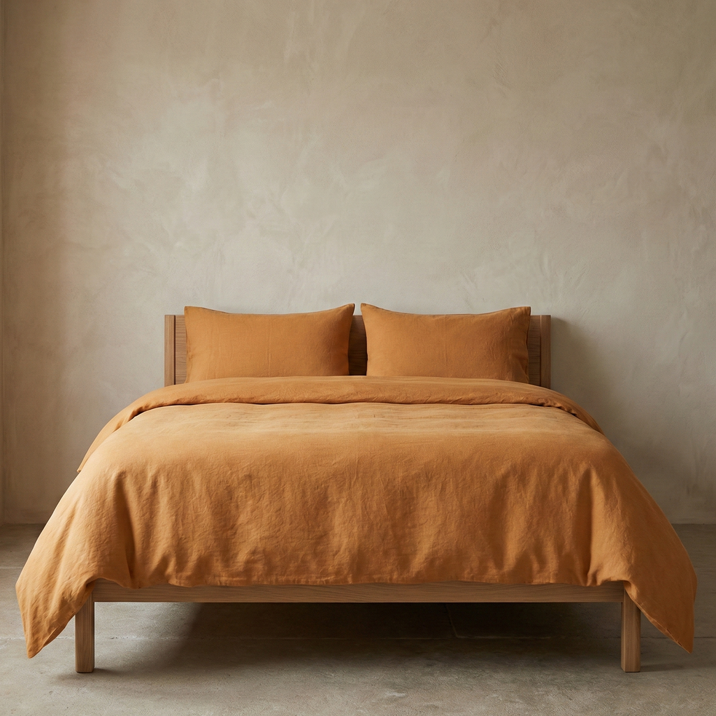 Linen Cotton Duvet Cover Sets The Tangerine Store