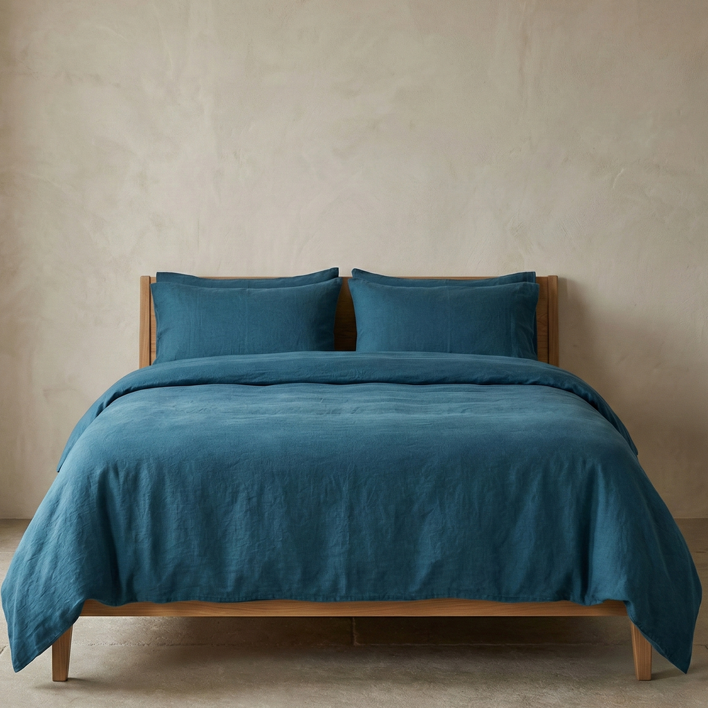 Linen Cotton Duvet Cover Sets The Tangerine Store