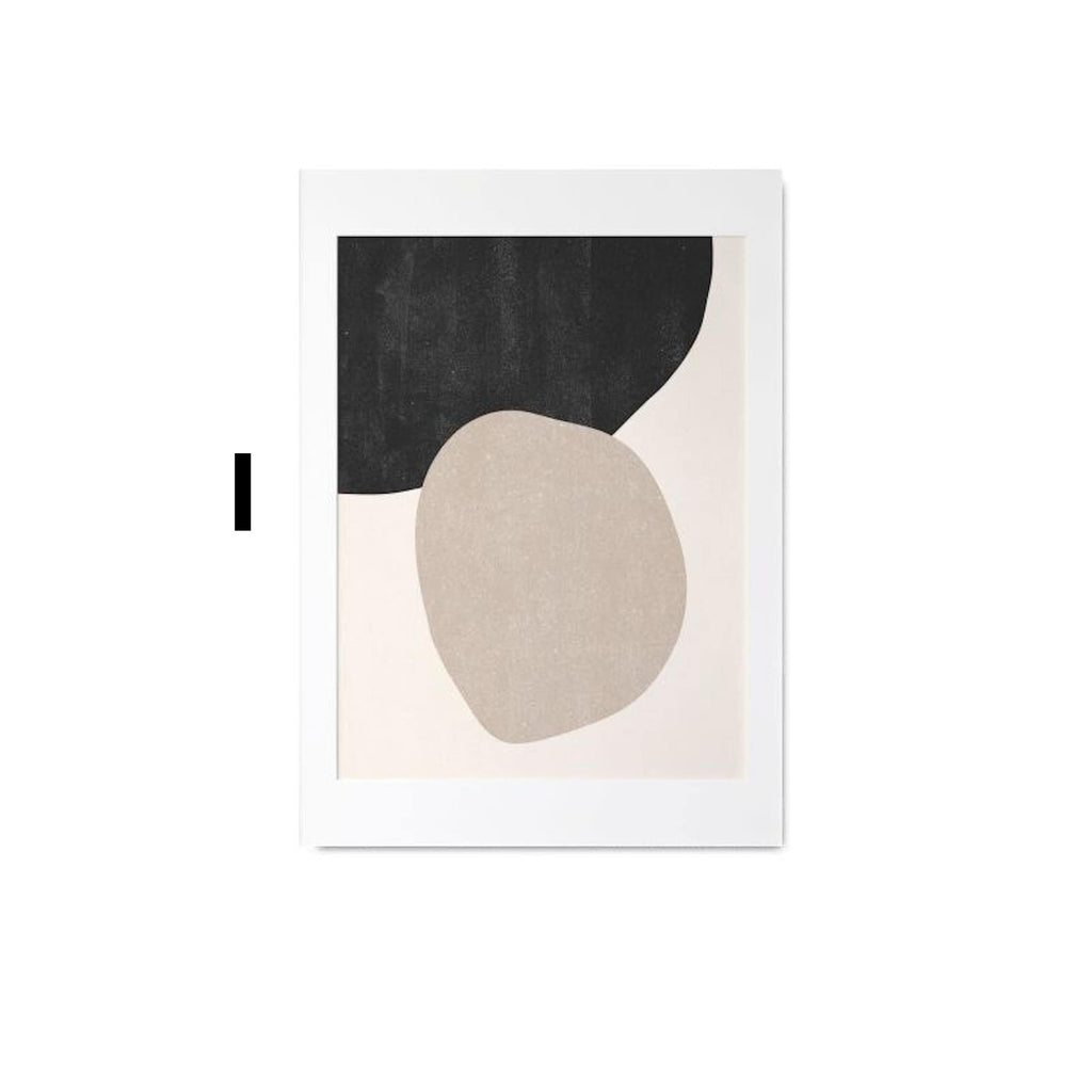 Poster Gesichter Linien und abstrakte Formen als Deko Print ohne Rahmen JUSTGOODMOOD