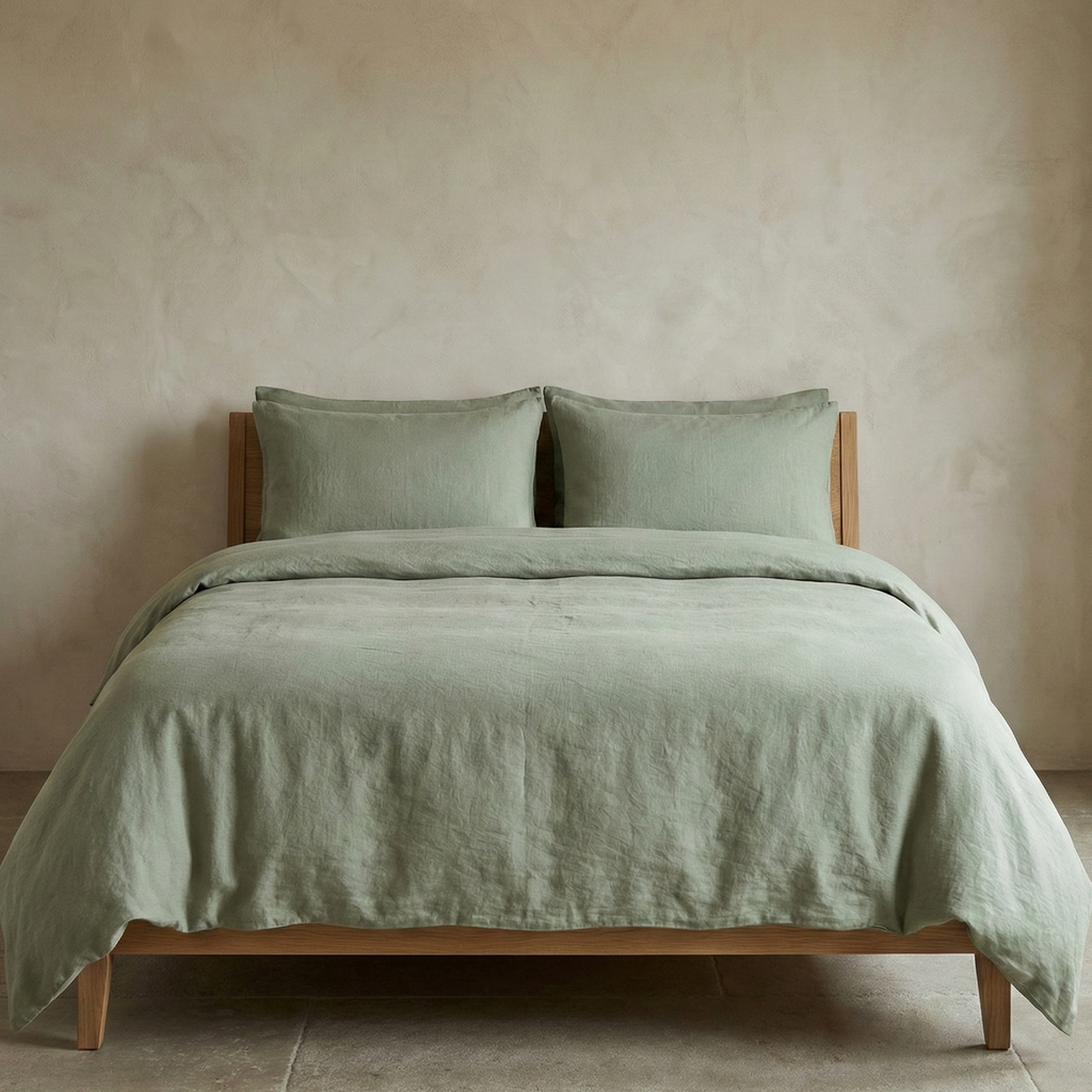 Linen Cotton Duvet Cover Sets The Tangerine Store